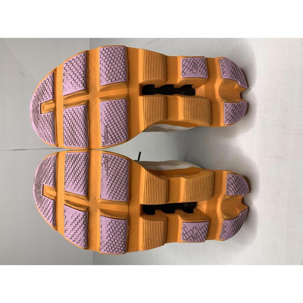 Women's ON CLOUDMONSTER Size 8.5 Fawn Turmeric Orange White Running Shoes P152 - Picture 5 of 14